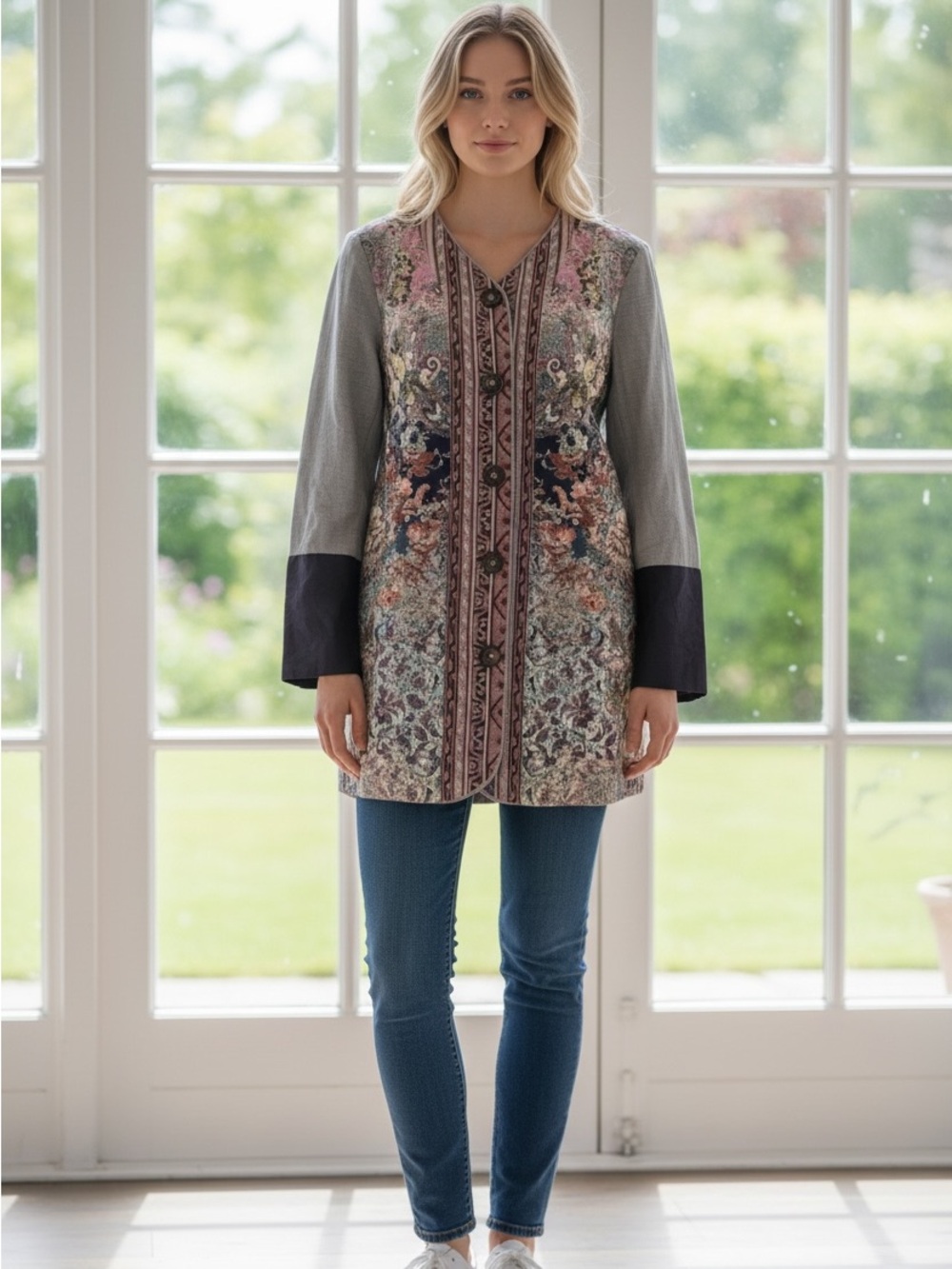Sundance Floral Brocade Tapestry Jacket